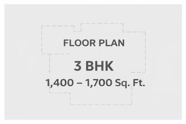 L&T Realty Jakkur 3 BHK floor plan