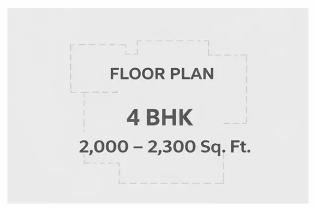 L&T Realty Jakkur 4 BHK floor plan