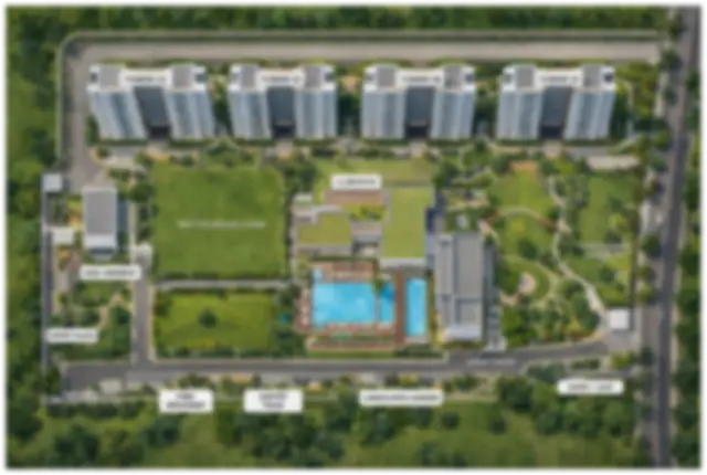 L&T Realty Jakkur master plan layout